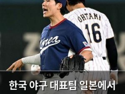 한국 야구 대표팀 일본에서 대만에 패해 아쉬움